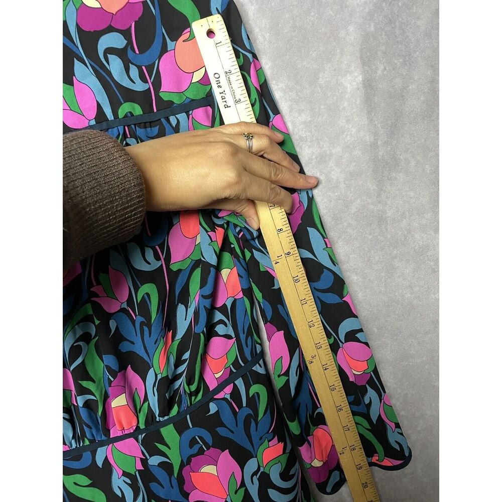 Kate Spade Floral Swirl Mini Dress SZ 4 - Picture 9 of 10